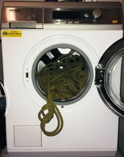 Kletterseil waschen Waschmaschine