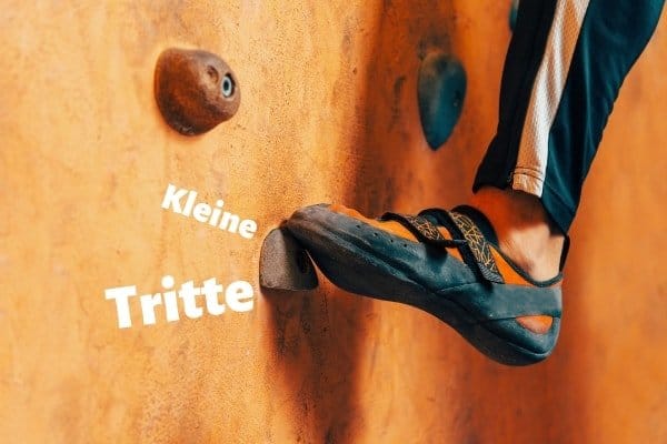 Bouldertechnik-Übungen-Tritte