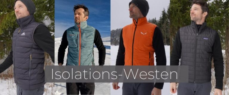 Isolations-Westen Test | Die 4 BESTEN Outdoorwesten 