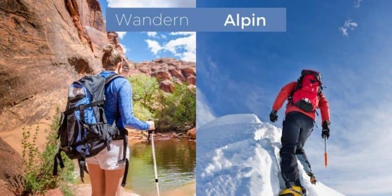 Wanderrucksack vs. Alpinrucksack | 7 Unterschiede | Vor- und Nachteile