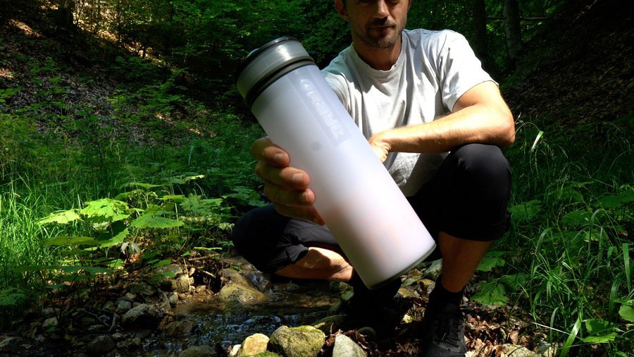 Grayl Outdoor Wasserfilter Test