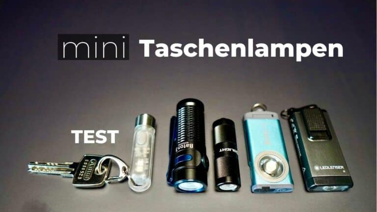Taschenlampe (Schlüsselanhänger) TEST | Die BESTEN 4